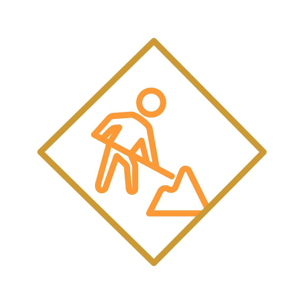Construction Sign Icon Design vector