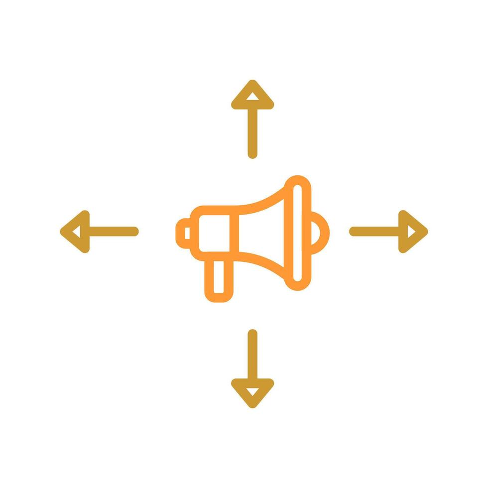 Ad Campaign Icon Design vector