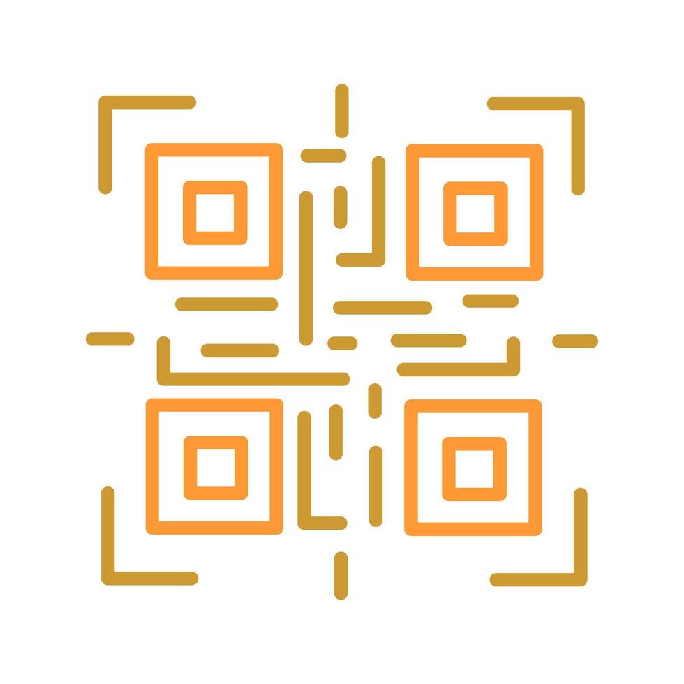 QR Code Reader Icon Design vector