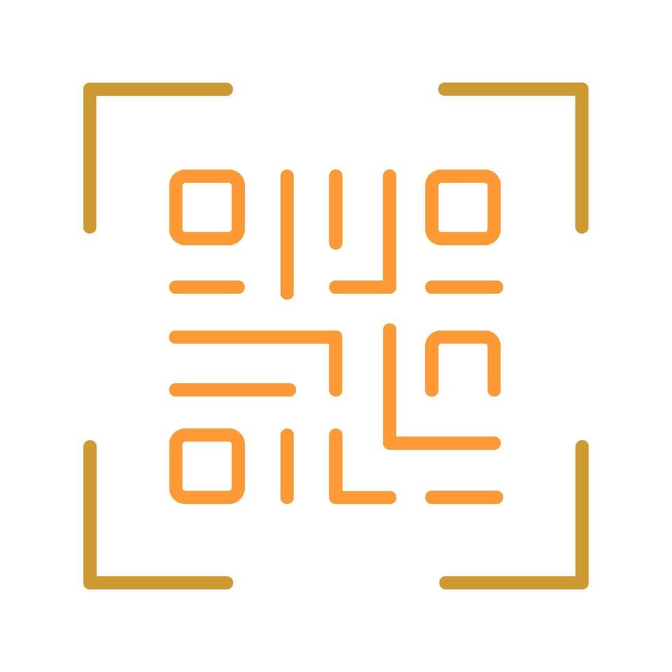 QR Code Generator Icon Design vector