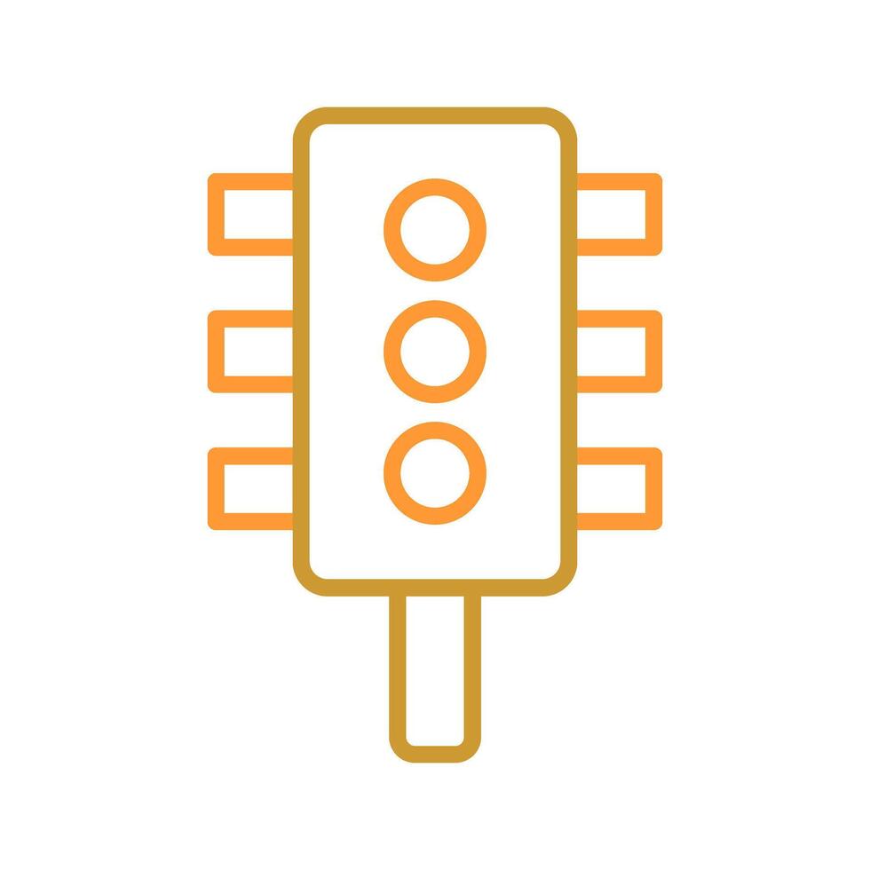 Traffic Light Icon Design vector