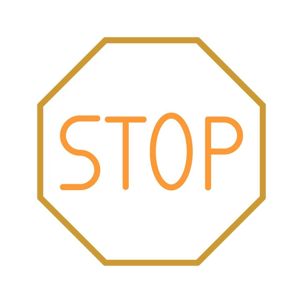 Stop Sign Icon Design vector