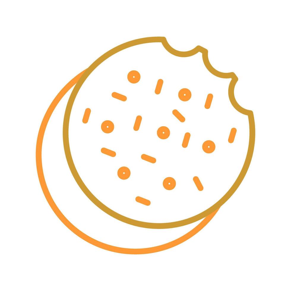 Baking Cookies Icon Design vector