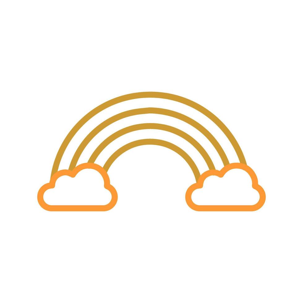 Rainbow Icon Design vector