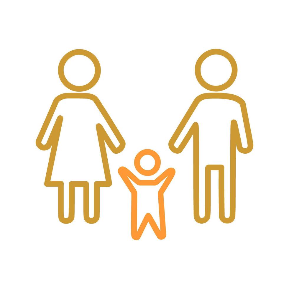 Family Photo Icon Design vector