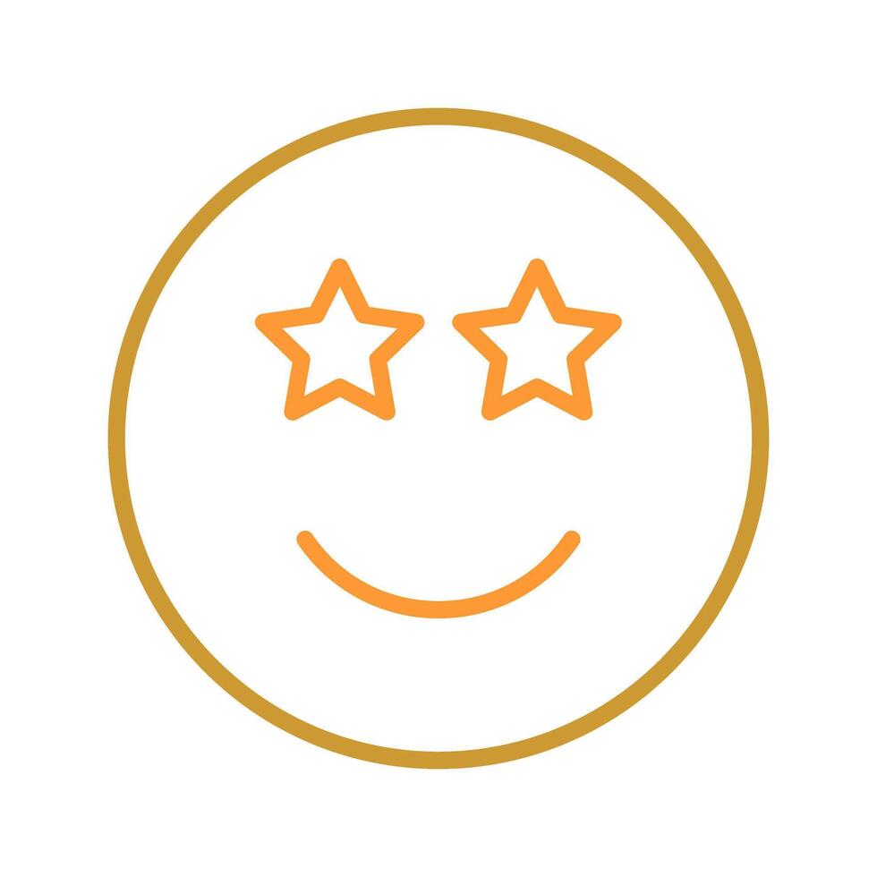 Star-Struck Icon Design vector