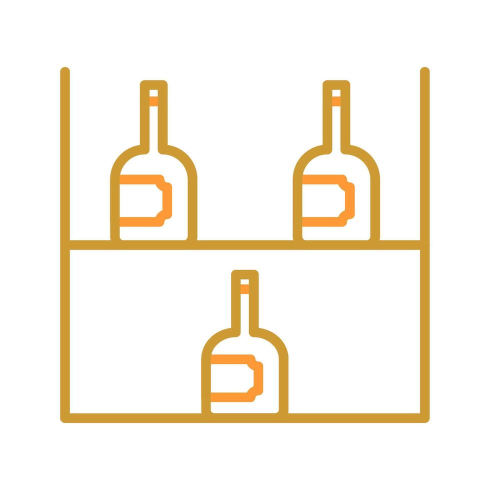 Wine Rack Icon Design vector