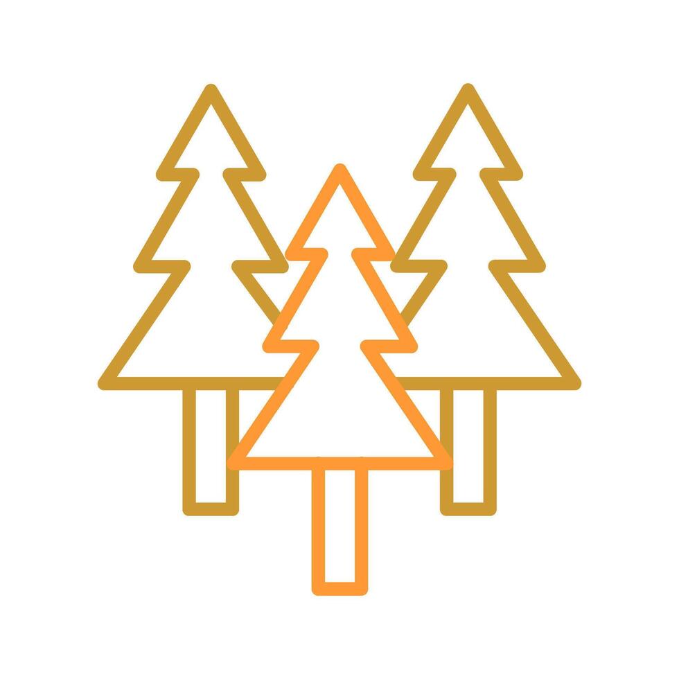 Evergreen Tree Icon Design vector