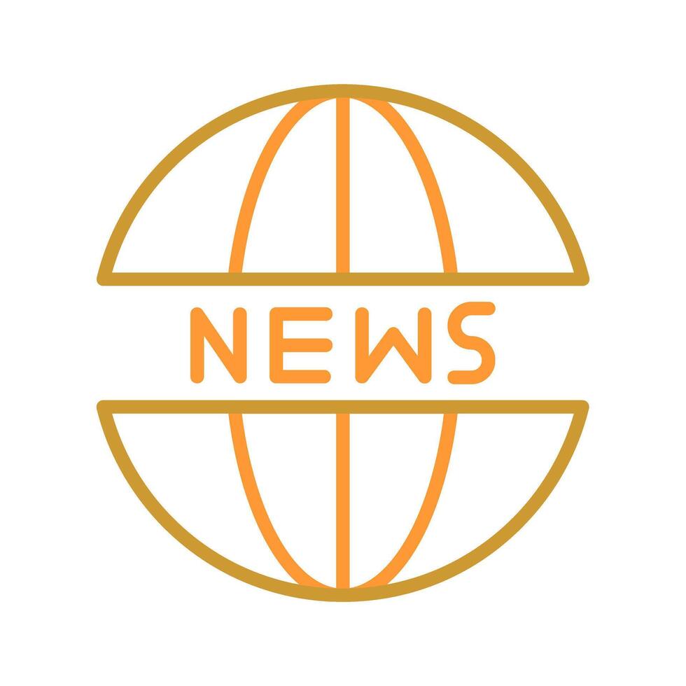 News Website Icon Design vector
