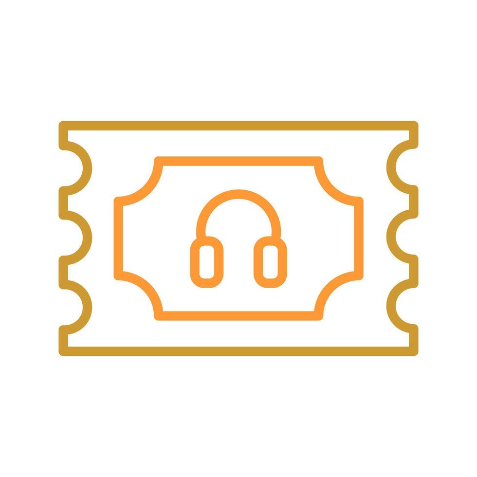 Support Ticket Icon Design vector