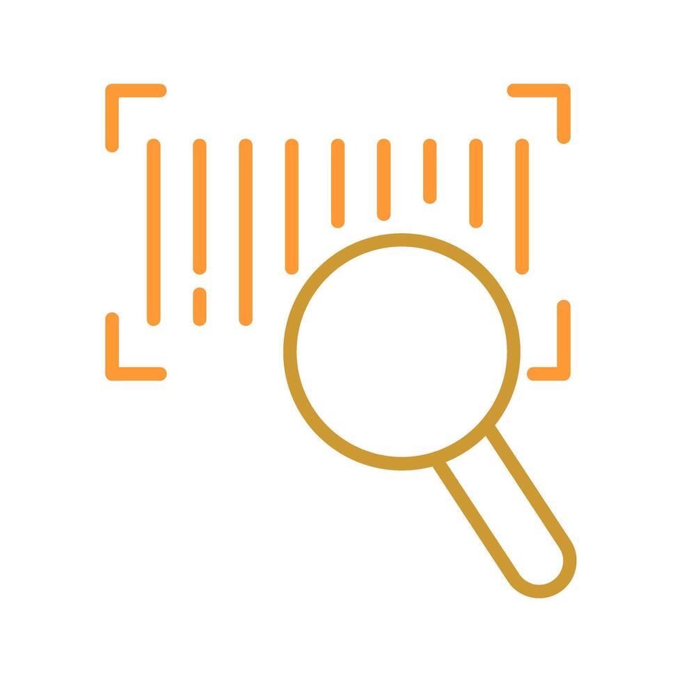 Barcode Database Icon Design vector