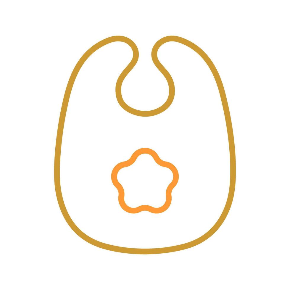 Cute Bibs Icon Design vector
