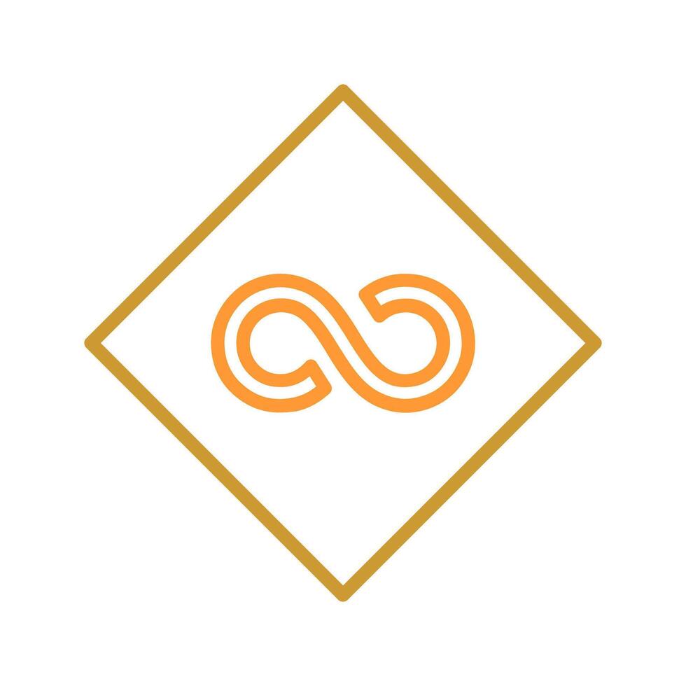 Infinity Sign Icon Design vector