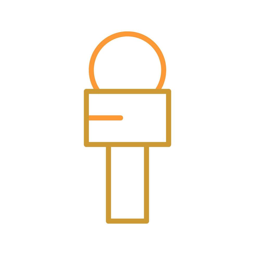 Journalism Tools Icon Design vector