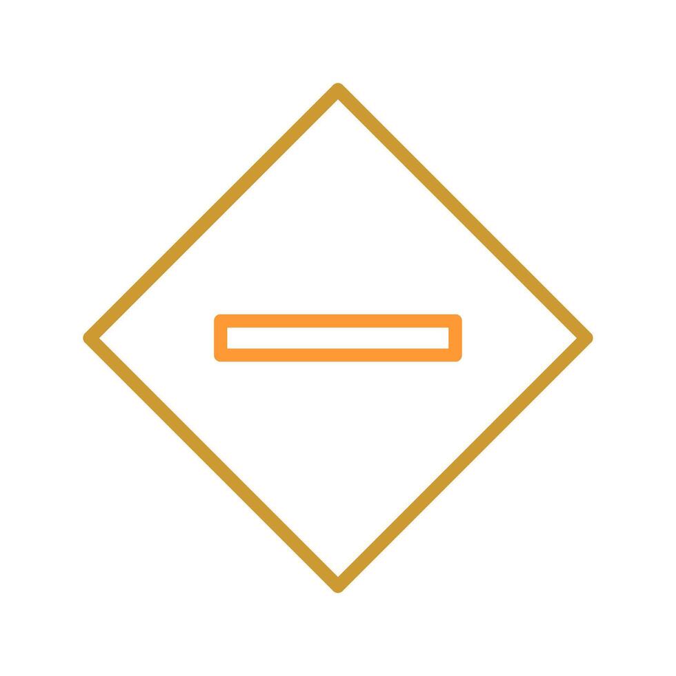 Minus Sign Icon Design vector