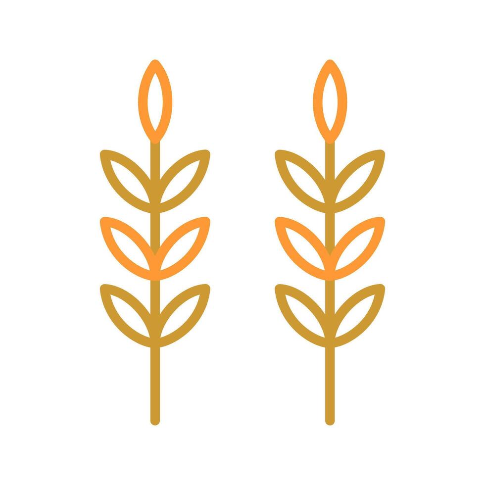 Sheaf of Rice Icon Design vector