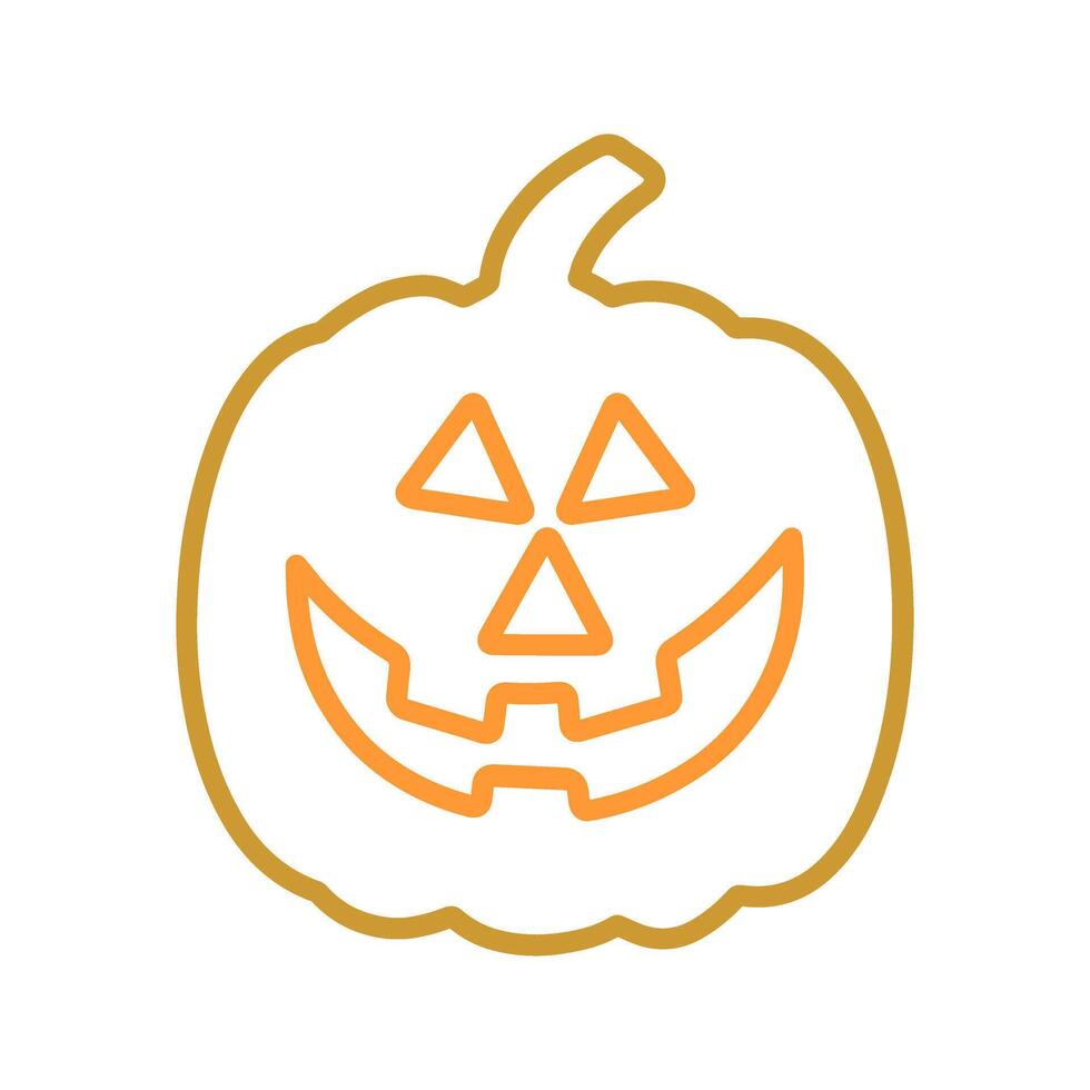 Jack-O-Lantern Icon Design vector