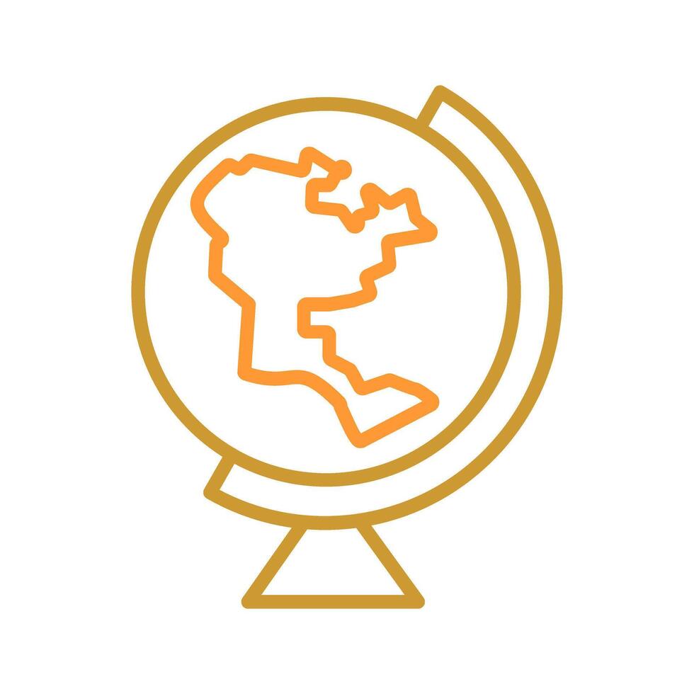 Earth Globe Americas Icon Design vector