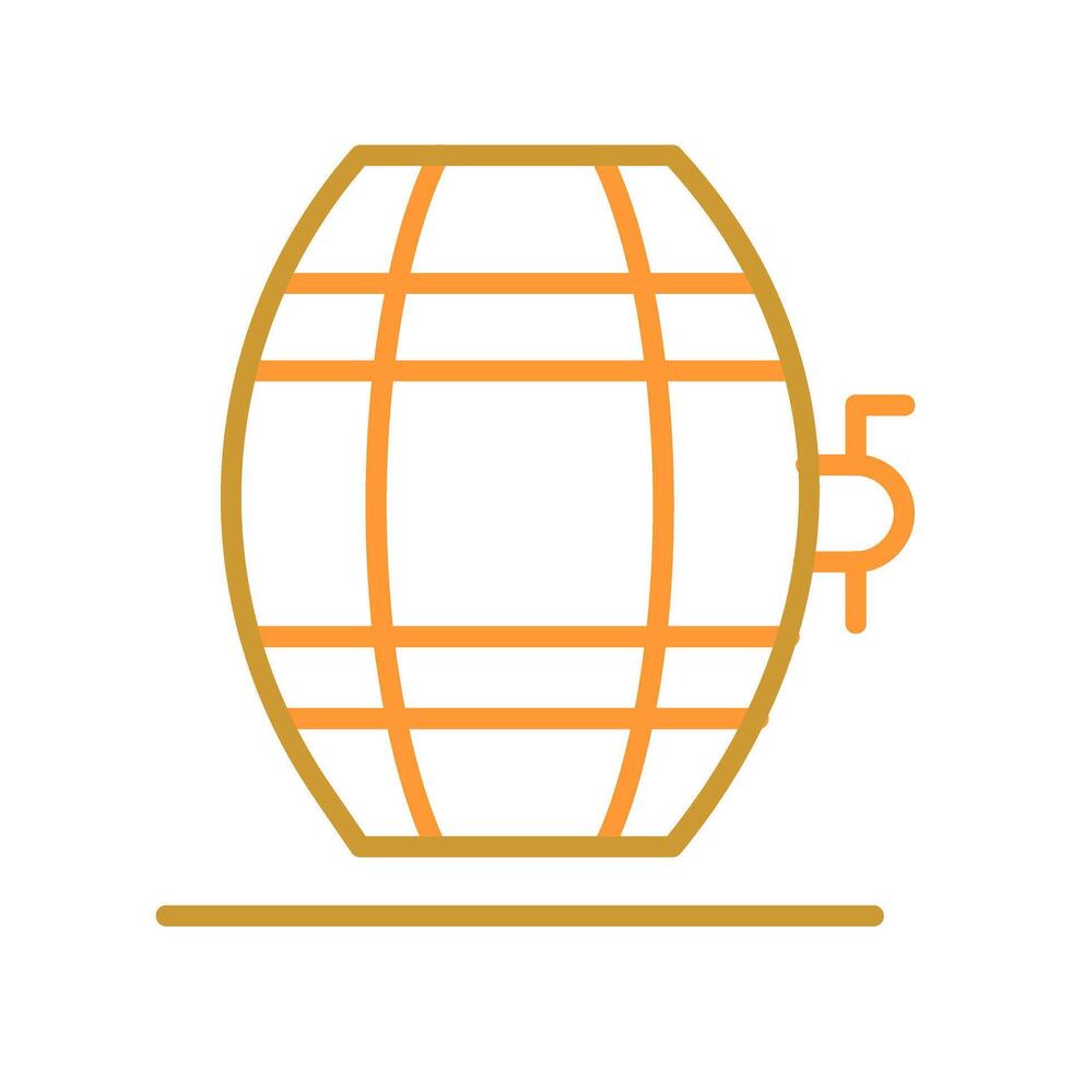 Wine Barrel Rack Icon Design vector