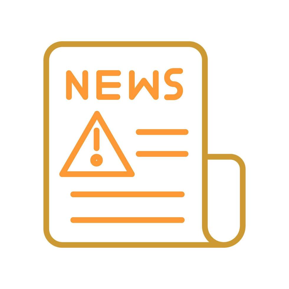 News Alert Icon Design vector