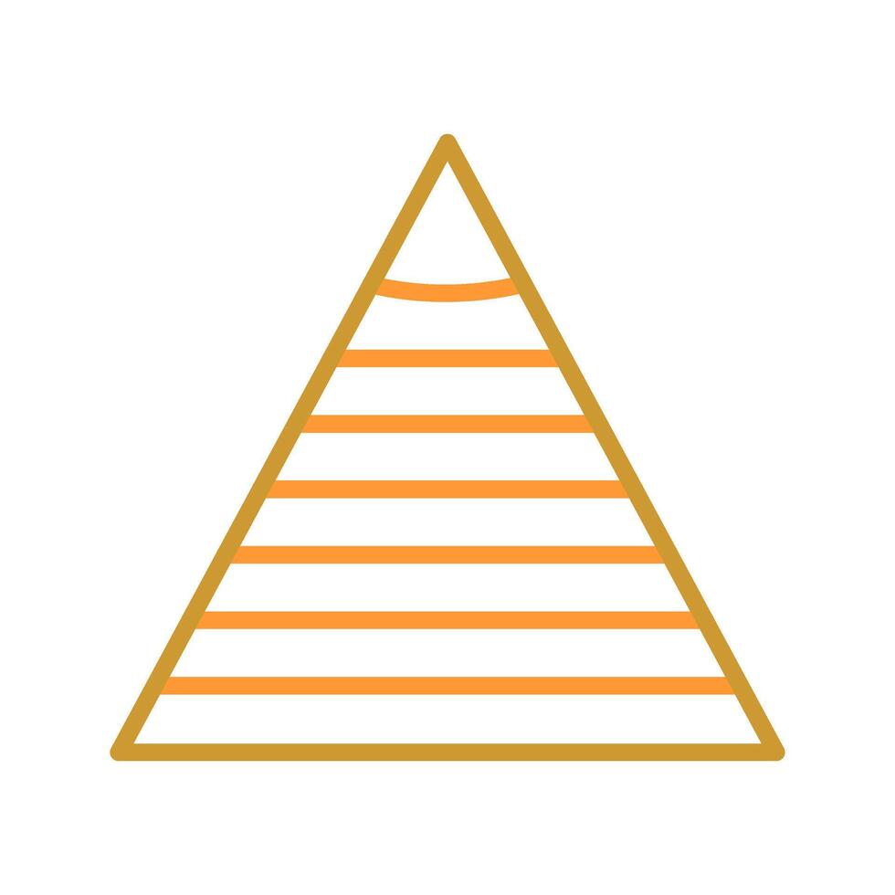 Pyramid Graph Icon Design vector