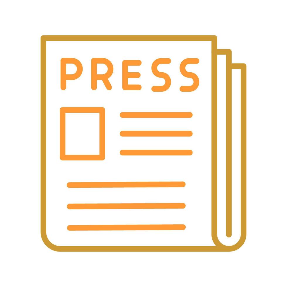 Press Release Icon Design vector