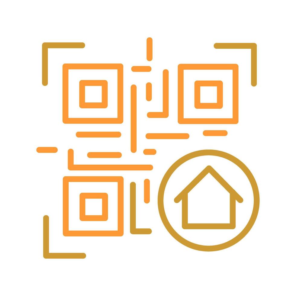 QR Code Menu Icon Design vector