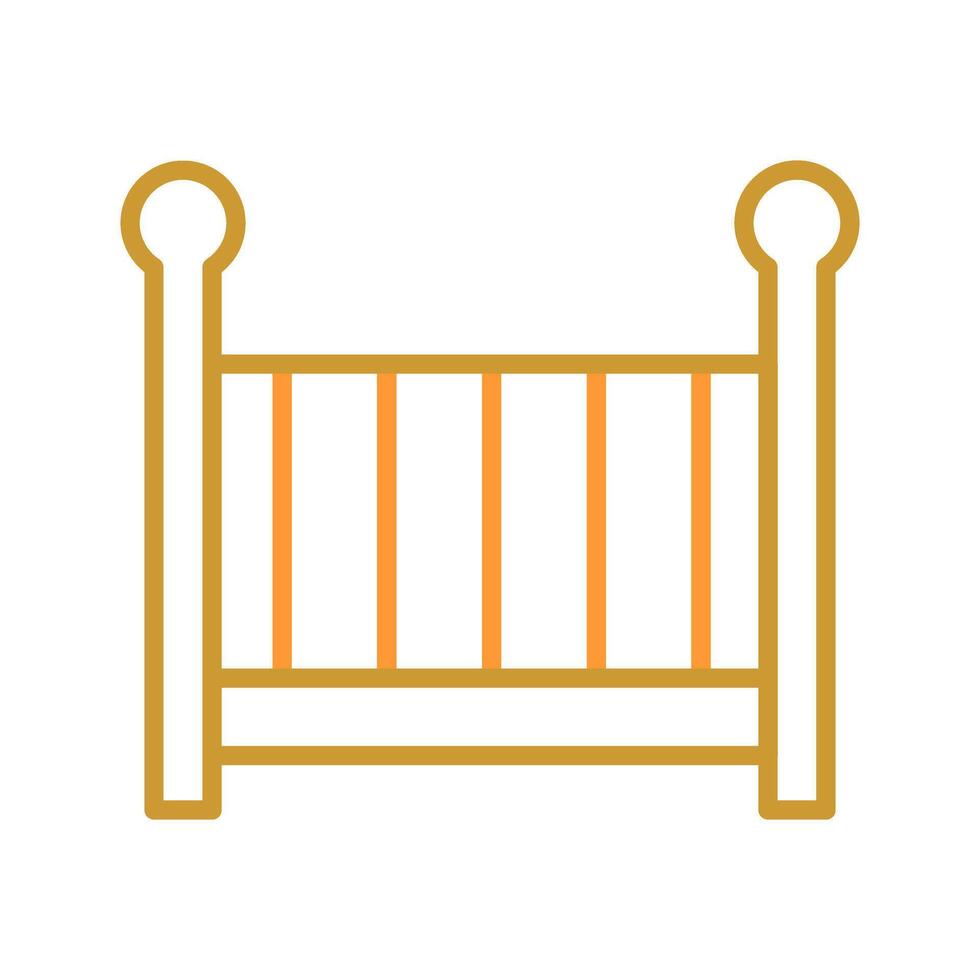 Nursery Cots Icon Design vector