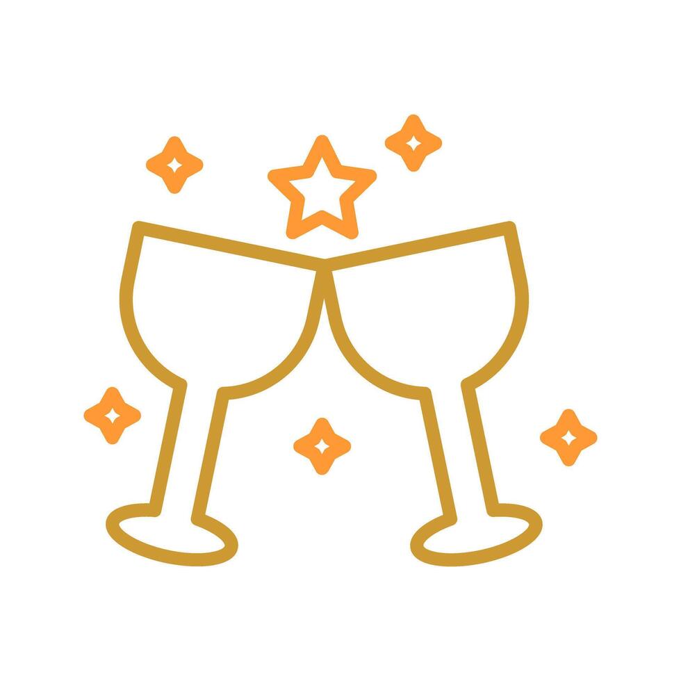 Wine Party Icon Design vector