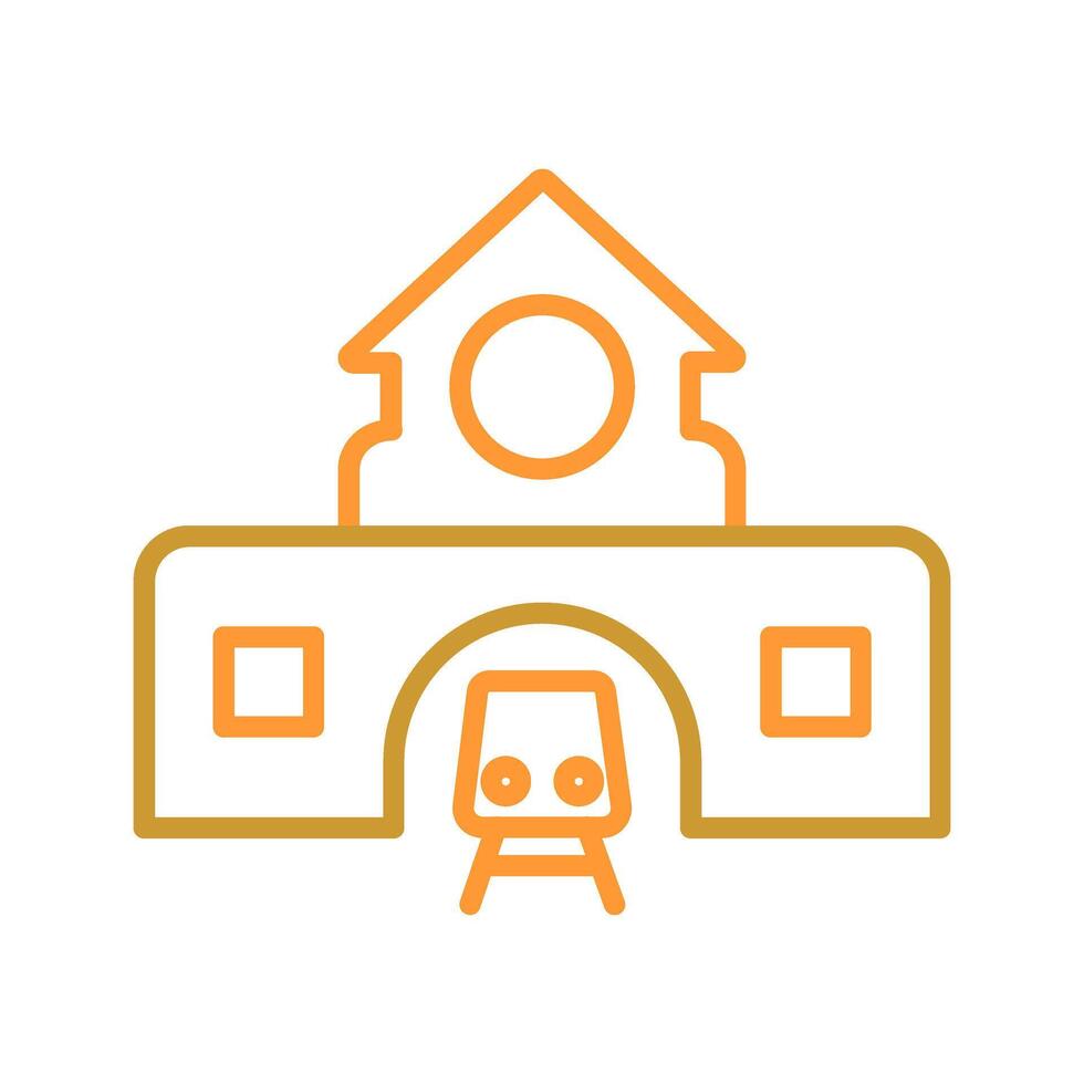 Train Station Icon Design vector