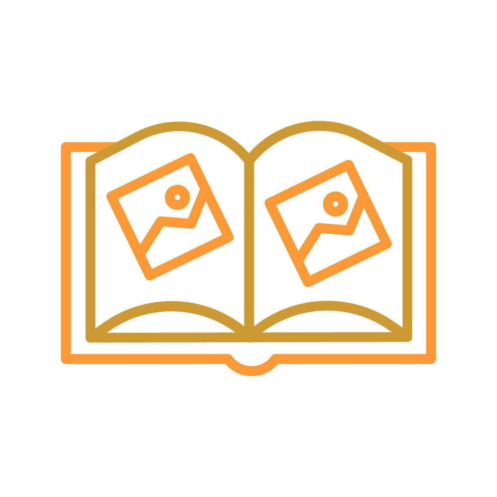 Memory Book Icon Design vector