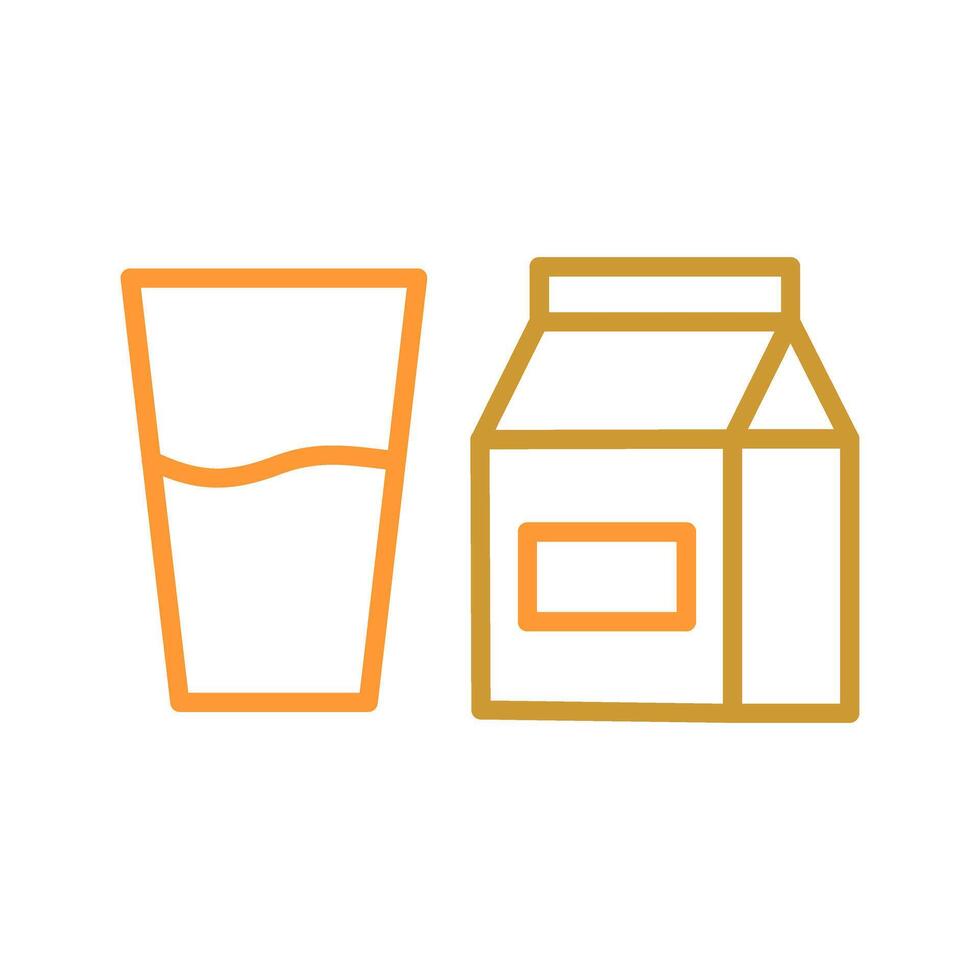 Glass of Milk Icon Design vector