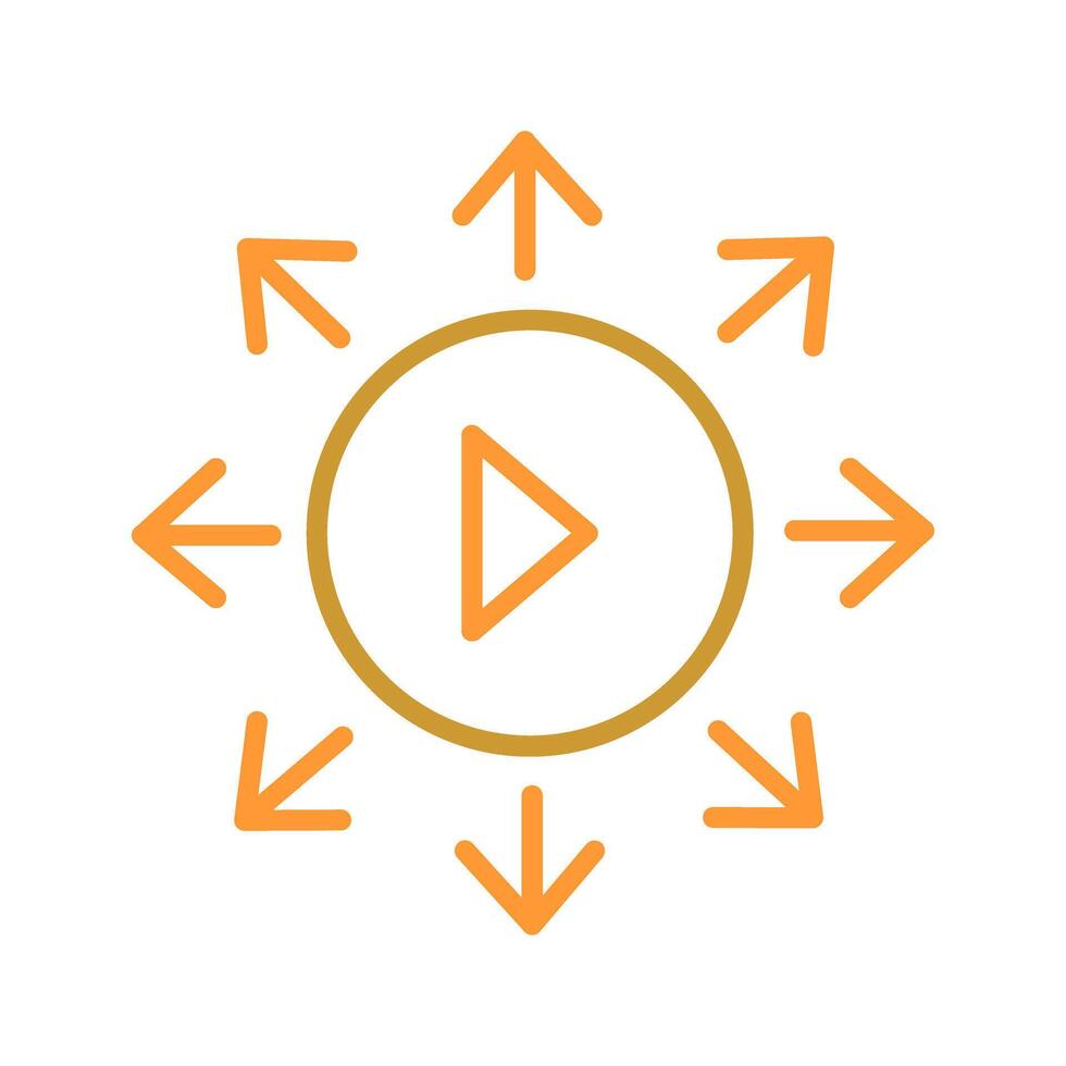 Viral Content Icon Design vector