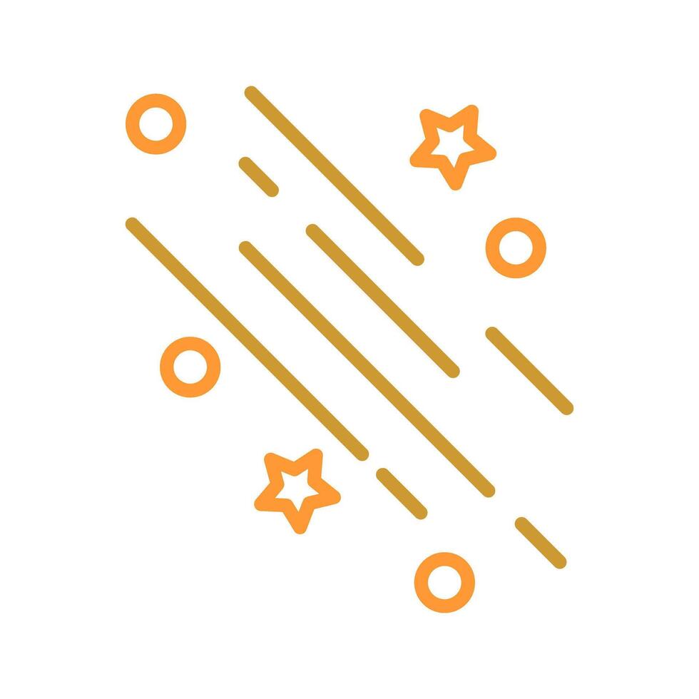 Party Streamers Icon Design vector