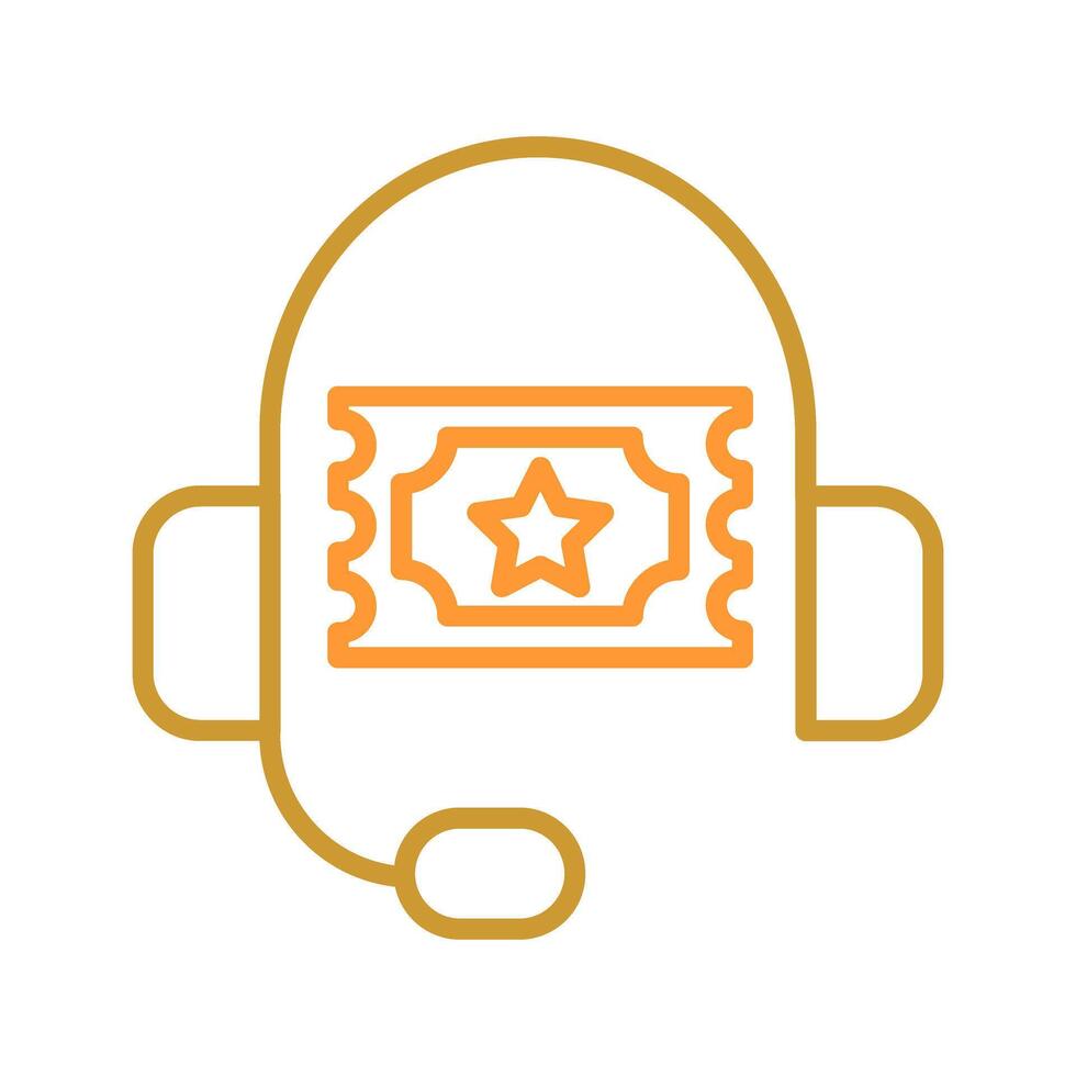 Support Ticket Icon Design vector