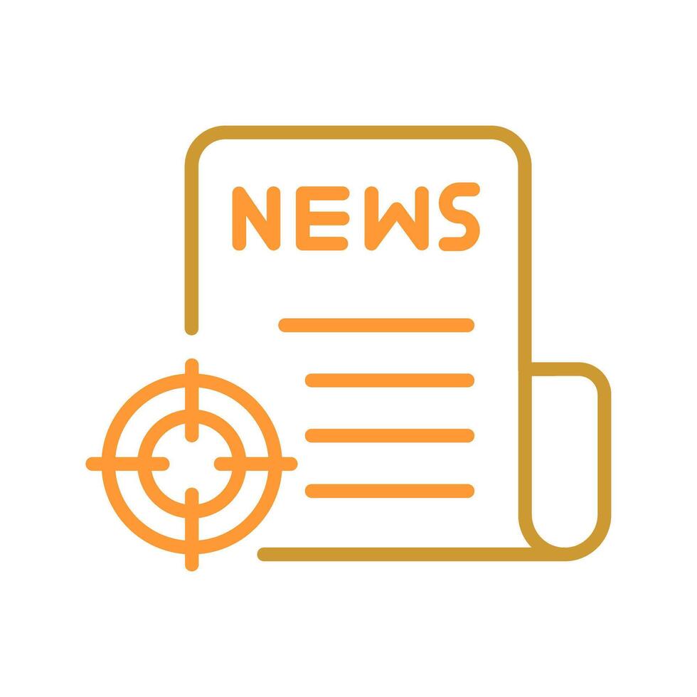 News Scoop Icon Design vector