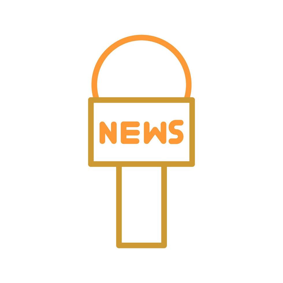 News Microphone Icon Design vector