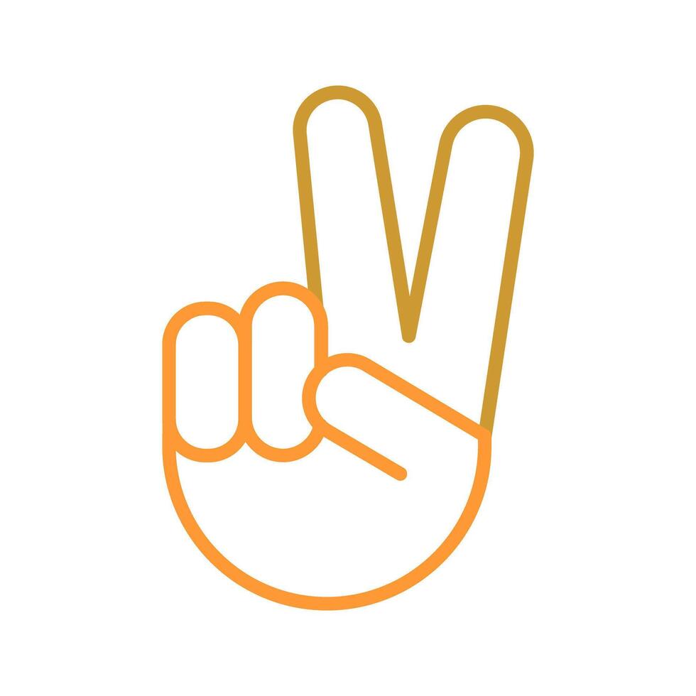 Victory Hand Icon Design vector
