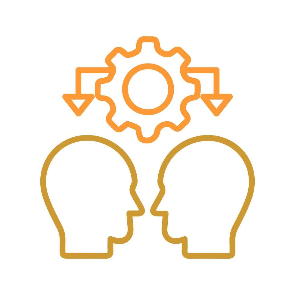Conflict Management Icon Design vector
