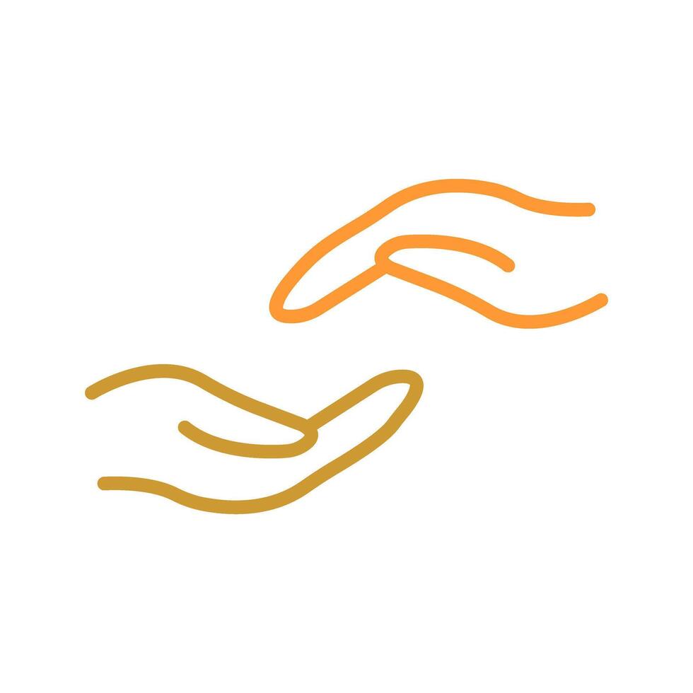 Supportive Hand Icon Design vector