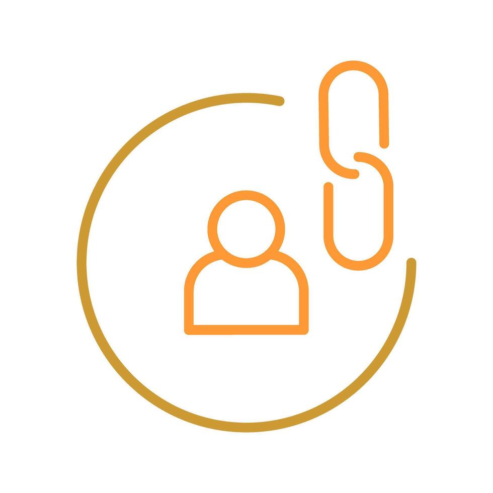 Contact Links Icon Design vector