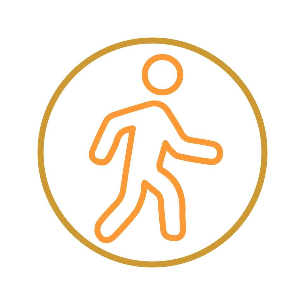 Person Walking Icon Design vector
