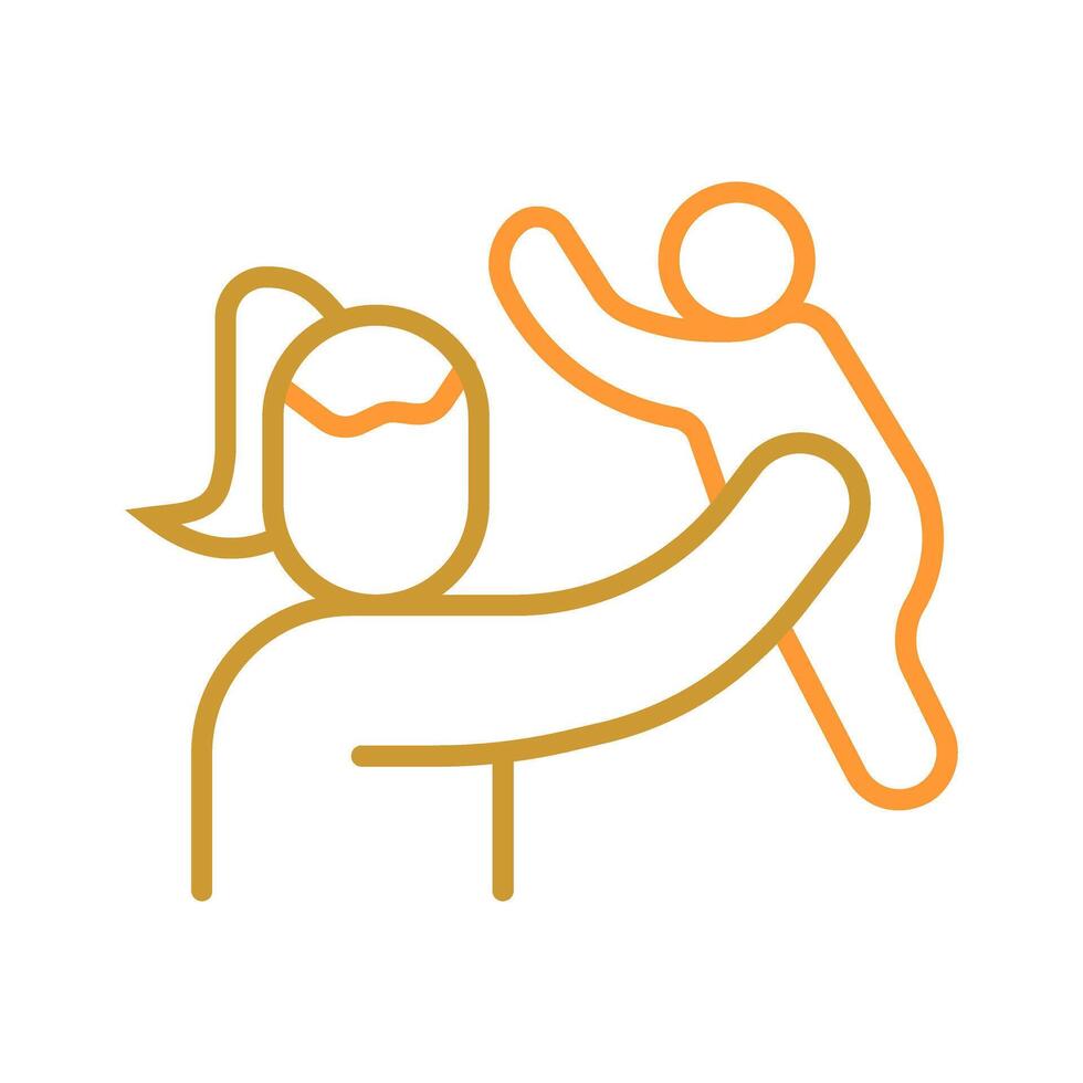 Mother and Son Icon Design vector