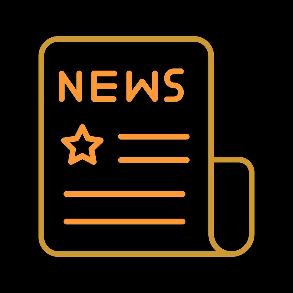 News Headlines Icon Design vector