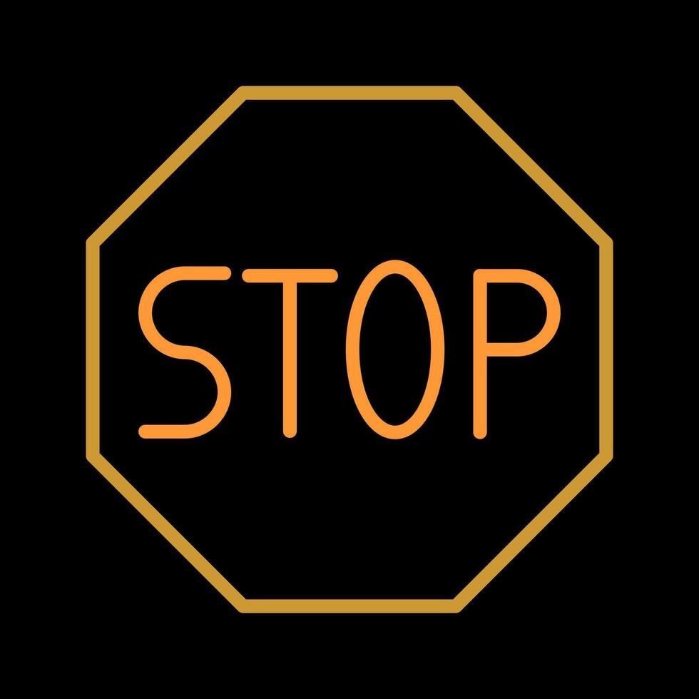 Stop Sign Icon Design vector