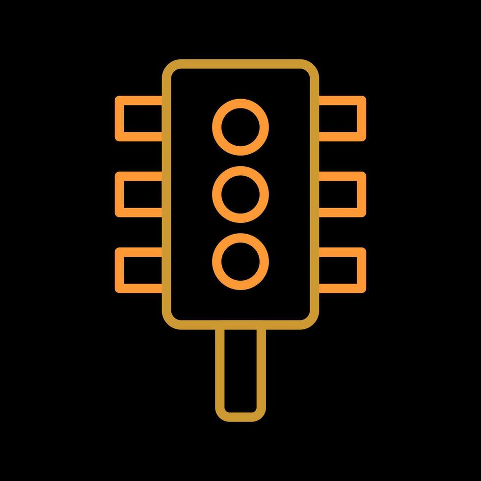 Traffic Light Icon Design vector