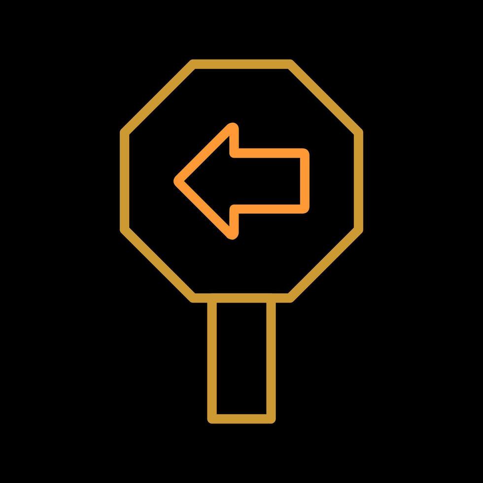 Left Arrow Icon Design vector