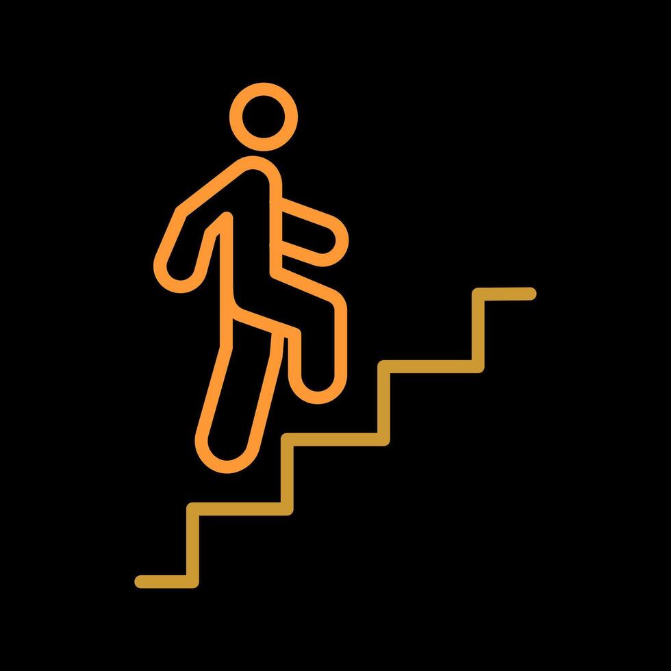 Career Ladder Icon Design vector