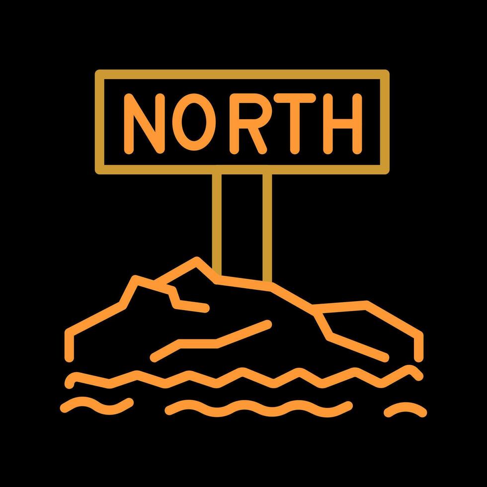 Northpole Icon Design vector