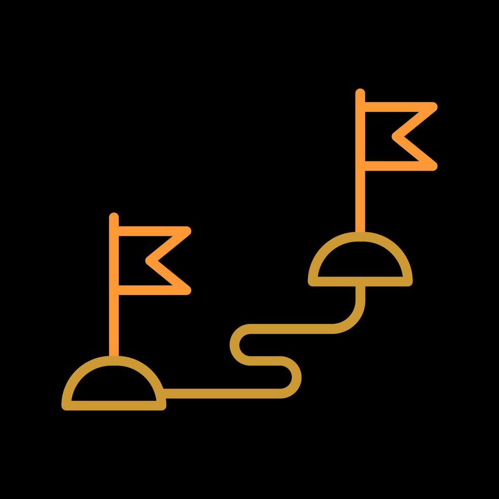 Milestones Icon Design vector